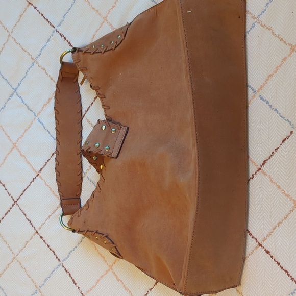 Suede Handbag - Picture 4 of 9